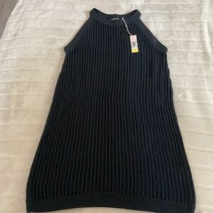 🖤 Summersalt Crochet Sweater Tank Dress – Size S